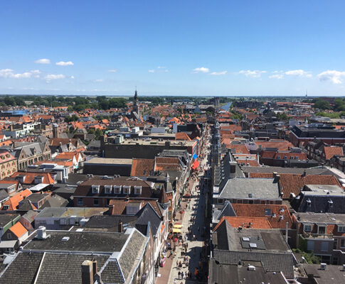 alkmaar van bovenaf gezien fotografie GonBa